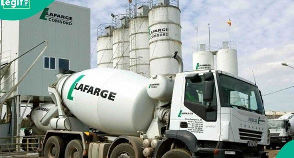 Lafarge mixer truck